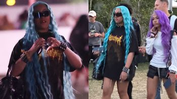 North West w punkowej odsłonie szwenda się ze znajomymi na Coachelli. Dalibyście jej 12 lat? (ZDJĘCIA)