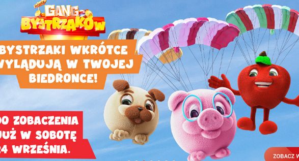 Maskotki Gangu Bystrzaków już od soboty w Biedronce