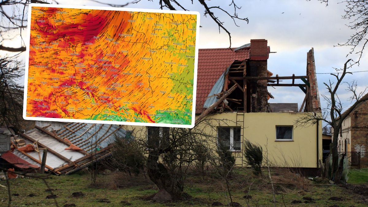 Meteorolodzy zapowiadają prognozuje kolejne potężne wichury w Polsce