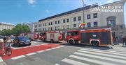 Warszawa: Pożar w lokalu gastronomicznym. Paliła się prasa do opakowań