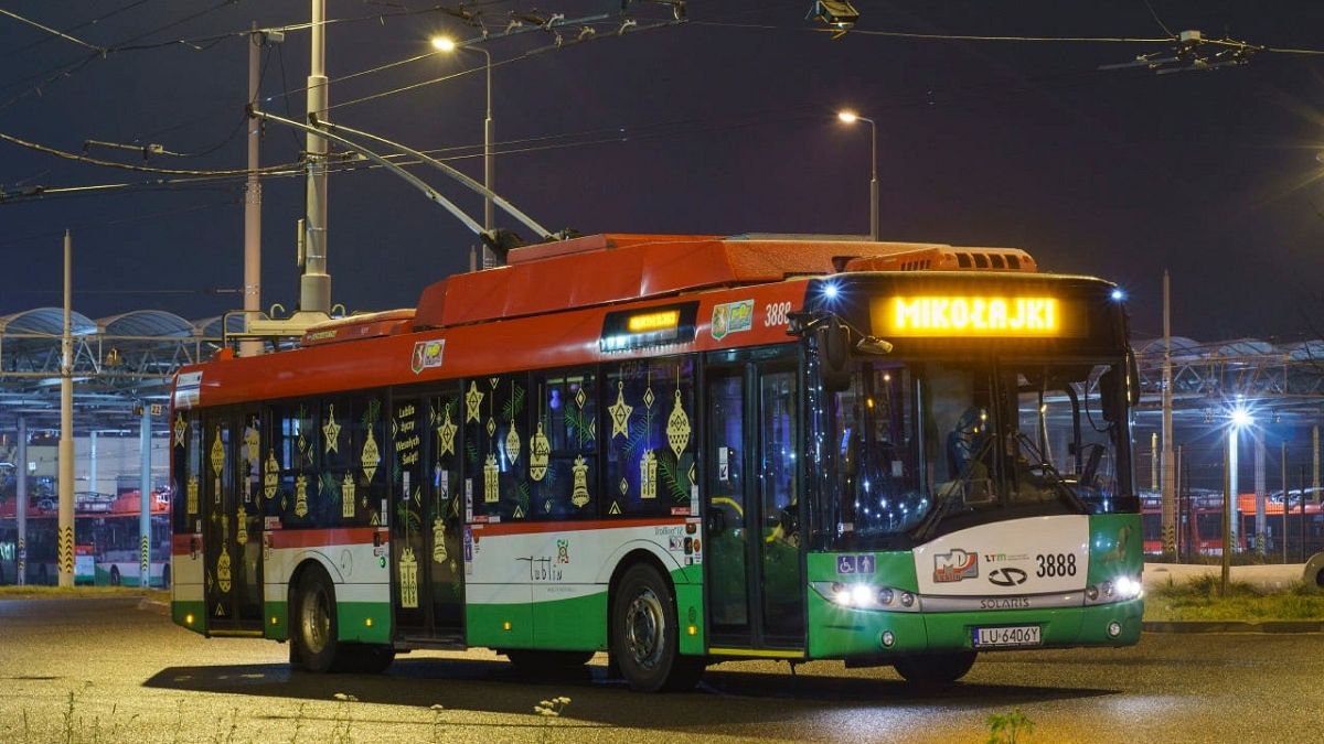 Mikołajkowy trolejbus wyjedzie na ulice Lublina