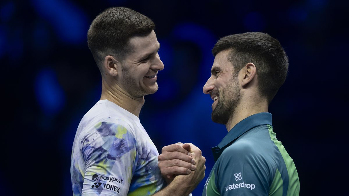 Hubert Hurkacz i Novak Djokovic