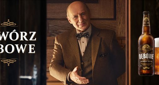 Piwo Dębowe z nowym logo, w reklamach Piotr Fronczewski (wideo)