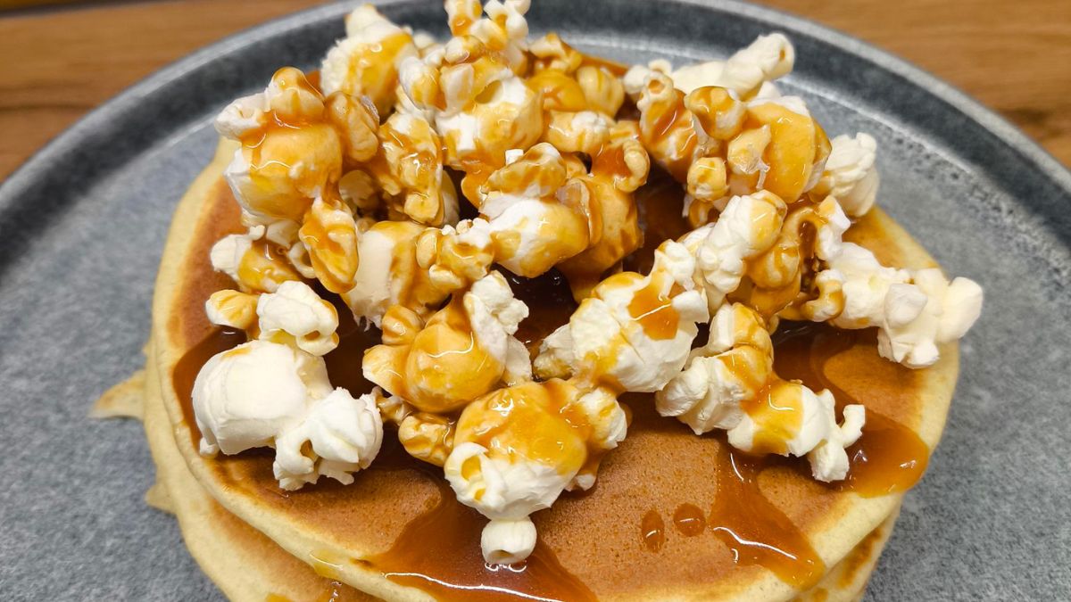 Placki z popcornem - Pyszności