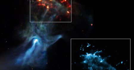 Gigantyczna "ręka" w kosmosie. Zarejestrował ją teleskop NASA