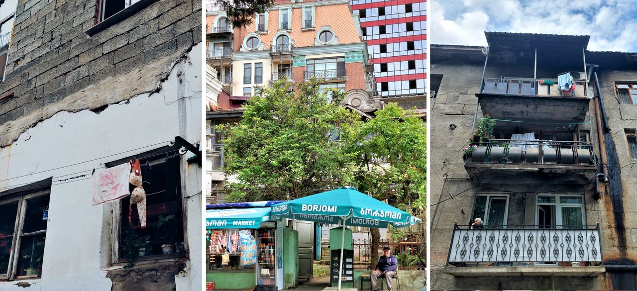Batumi is full of contrasts.