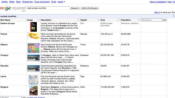 Squared - nowa funkcja wyszukiwarki Google 1