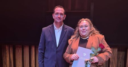 Patrycja Lembicz z nagrodą Wielkopolskiego Kuratora Oświaty