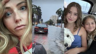 Dramatyczna sytuacja u Agaty Rubik w Miami. Utknęła w aucie podczas powodzi! (ZDJĘCIA)