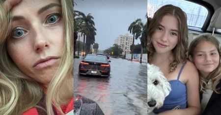 Dramatyczna sytuacja u Agaty Rubik w Miami. Utknęła w aucie podczas powodzi! (ZDJĘCIA)
