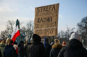 "Abonamentu nie kupię". Kilkaset osób na protestach w Krakowie