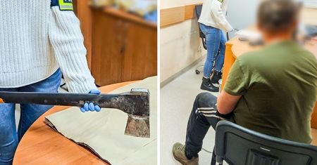 Zaatakował policjantów siekierą. Odpowiedzieli ogniem