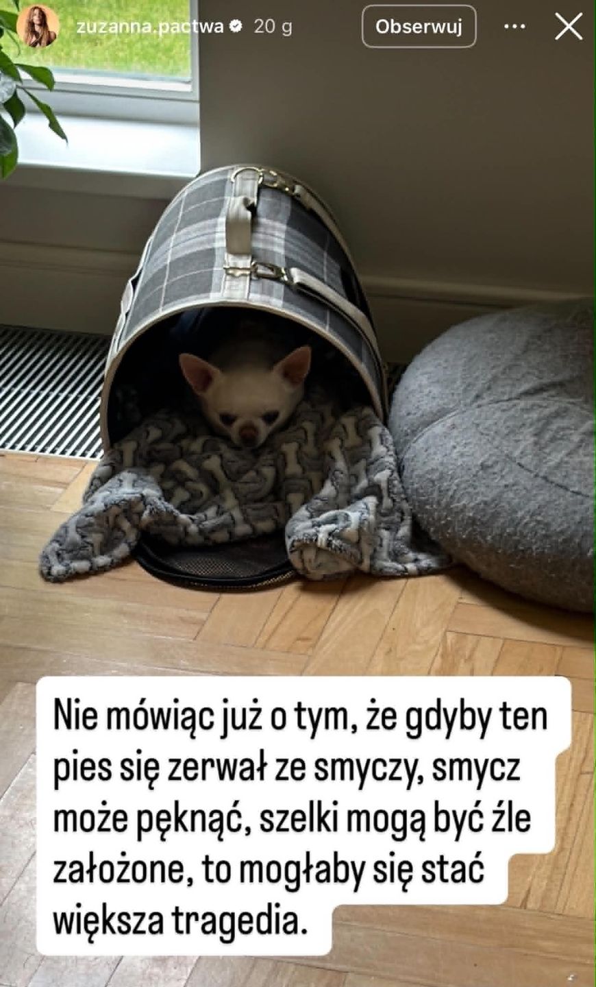 Zuzanna Pactwa miała do czynienia z agresywnym psem