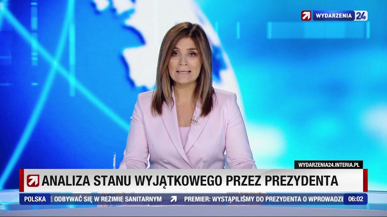 Ewa Gajewska jest jedną z prezenterek Wydarzeń 24