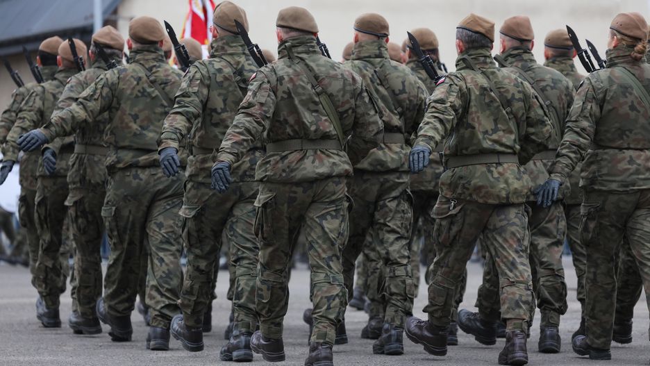 przysiega  �o�nierzy 6. Mazowieckiej Brygady Obrony Terytorialnej
Ksi��enice, 08.12.2024. Przysiega na Placu Apelowym 61. Batalionu Lekkiej Piechoty w Ksi��enicach k. Warszawy, 8 bm. �o�nierzy 6. Mazowieckiej Brygady Obrony Terytorialnej.  (rg/dw) PAP/Rafa� Guz
Rafa� Guz
6. mazowieckiej brygady obrony terytorialnej, obrona terytorialna, obrony terytorialnej, OT, przysi�ga, przysi�ga przysi�gi, terytorialsi, w ksi��enicach, wojsko, wojskowa, WOT