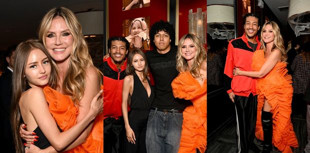 Heidi Klum baluje na imprezie halloweenowej z prawie WSZYSTKIMI pociechami. Wdały się w mamę? (ZDJĘCIA)