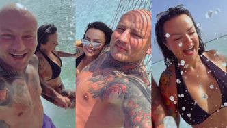 Artur Szpilka i Kamila Wybrańczyk byczą się na plaży, sączą koktajle i hasają za rączkę w błękitnej wodzie na Malediwach (FOTO)