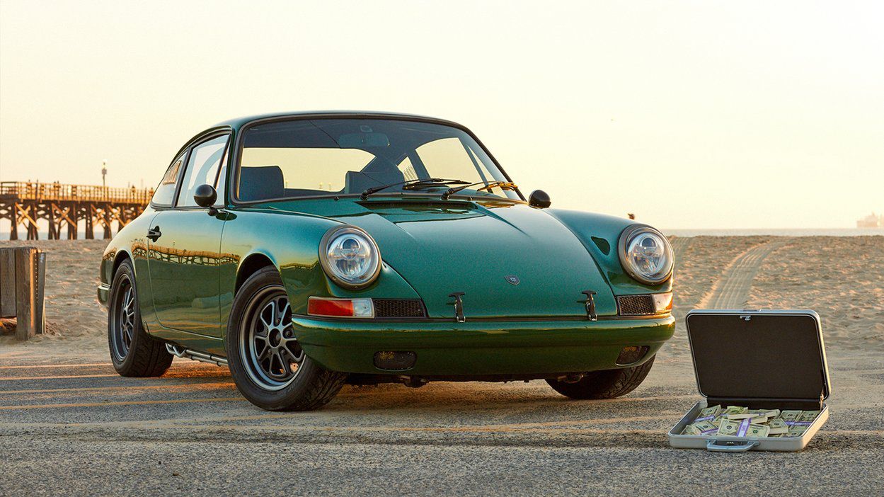 Porsche 911 z 1968 roku bez boksera. Zamiast niego jest 500-konny napęd z Tesli