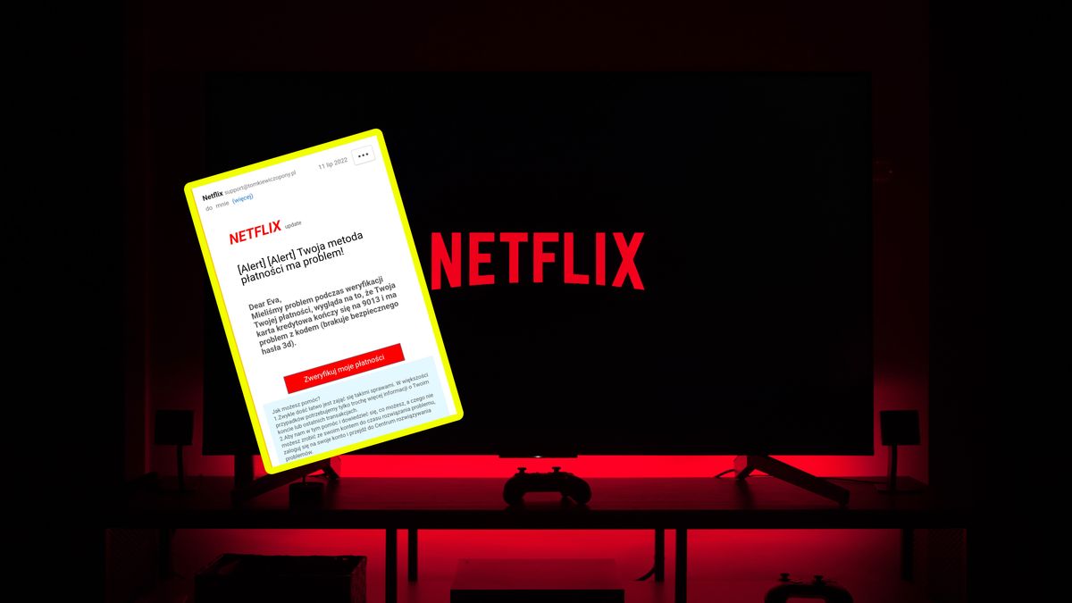 Oszustwo na Netflix. Cyberprzestępcy rozsyłają wiadomości