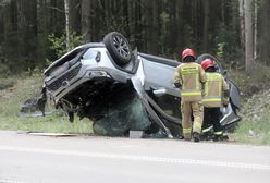 11 osób w aucie osobowym. Śmiertelny wypadek na Podlasiu