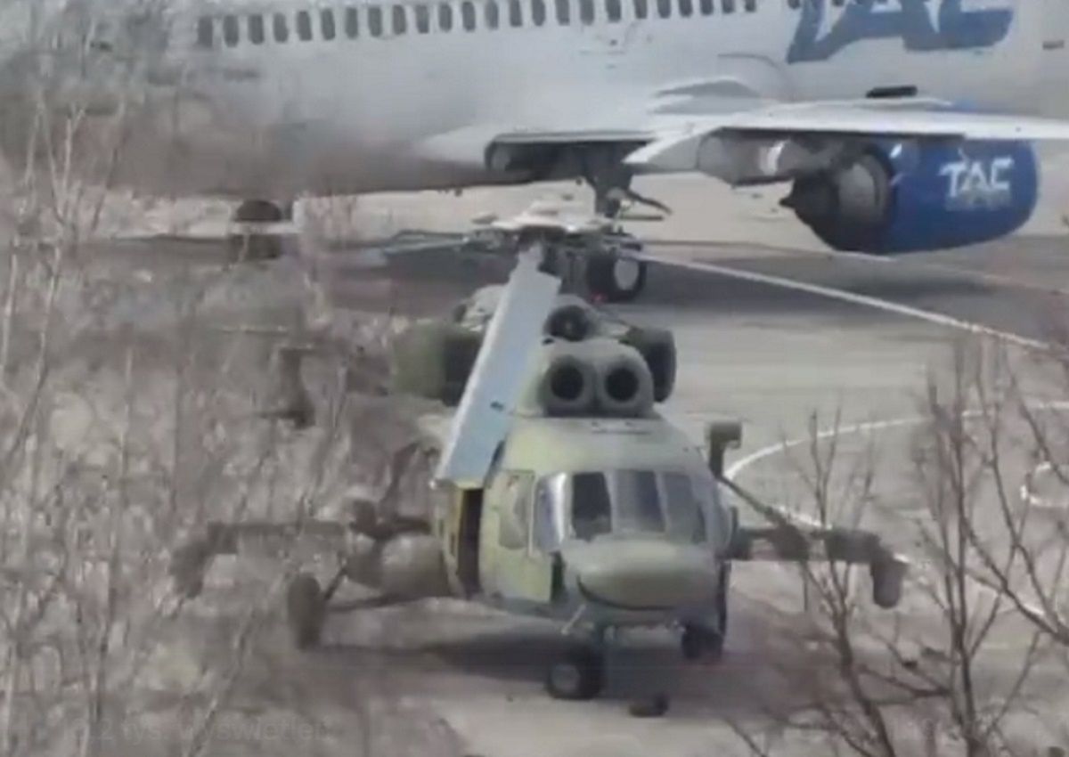 Rosjanie wysadzili własny helikopter. Zrobili to specjalnie