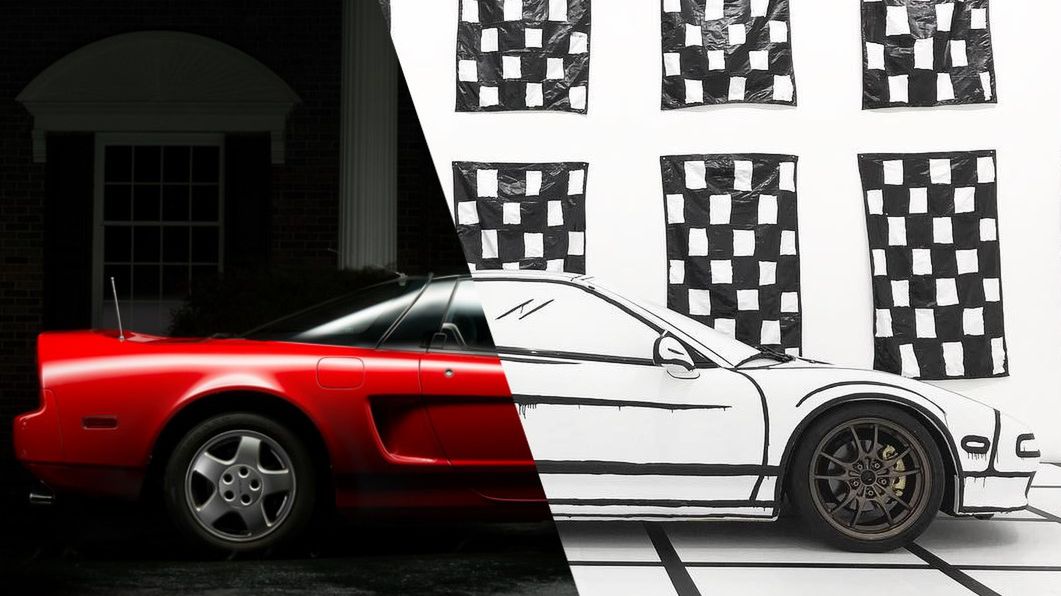 Samochód można było oglądać na wystawie w Los Angeles.