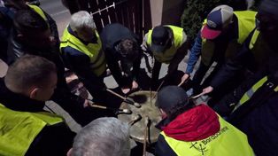 W Iłży tradycyjne barabanienie rozgłosiło mieszkańcom w nocy z Wielkiej Soboty na Wielką Niedzielę, że nadeszła Wielkanoc