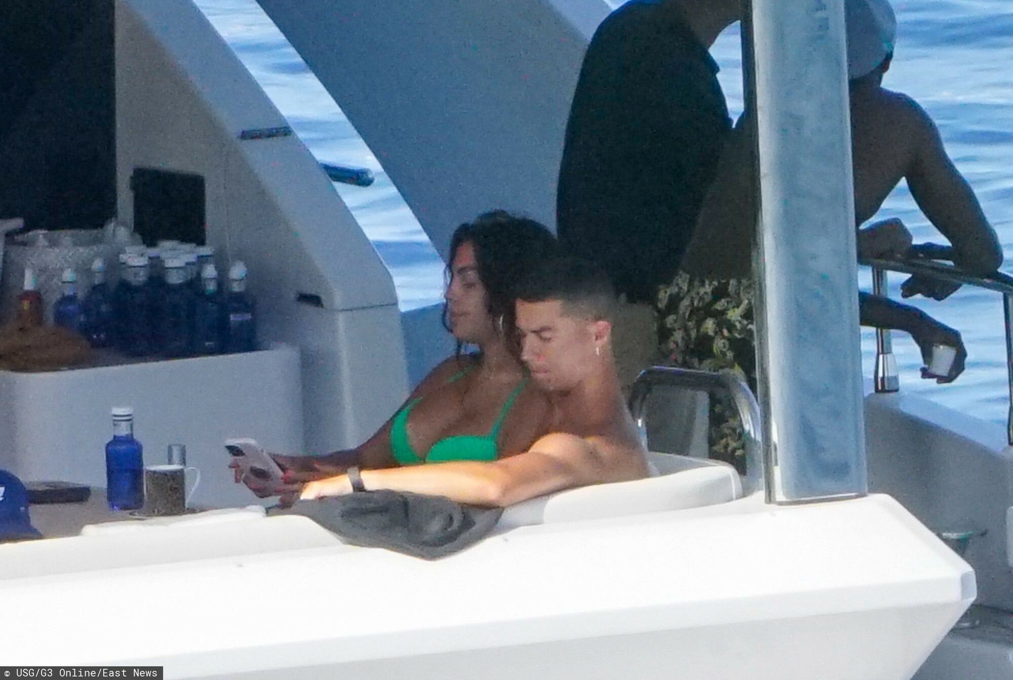 Cristiano Ronaldo i Georgina Rodriguez na jachcie
