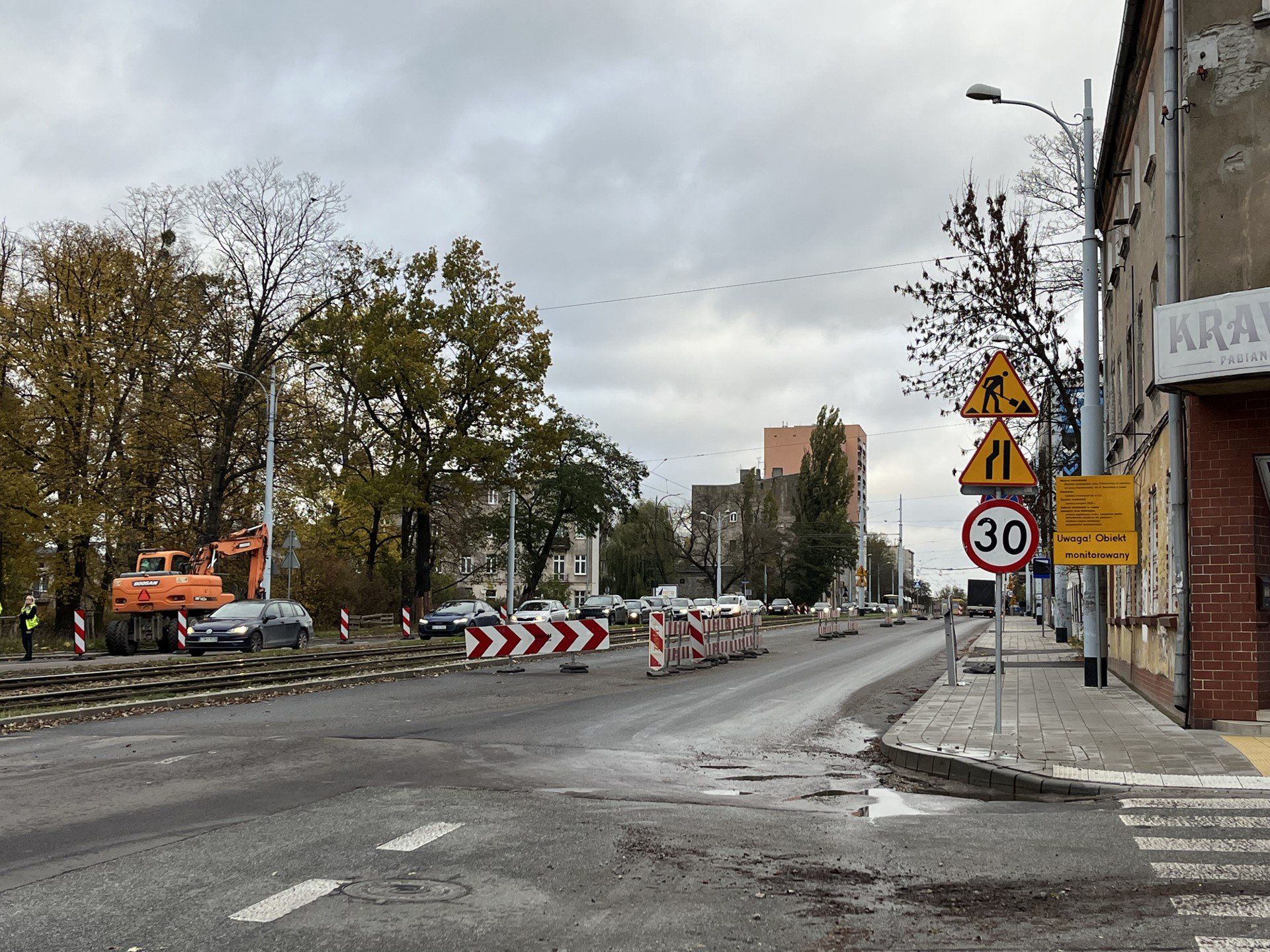 Remonty przy Rondzie Lotników Lwowskich