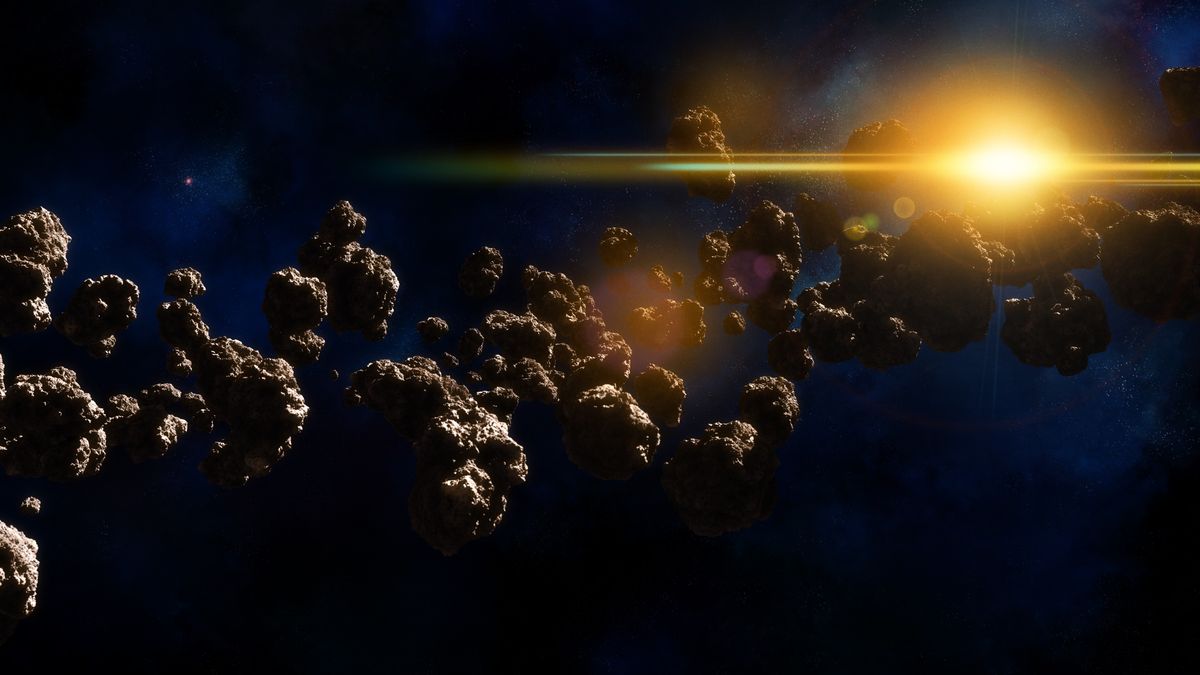 Asteroids field in deep space
Filed of asteroids with space background and glowing orange shiny star.
Maciej Frolow
Space, Light, Science