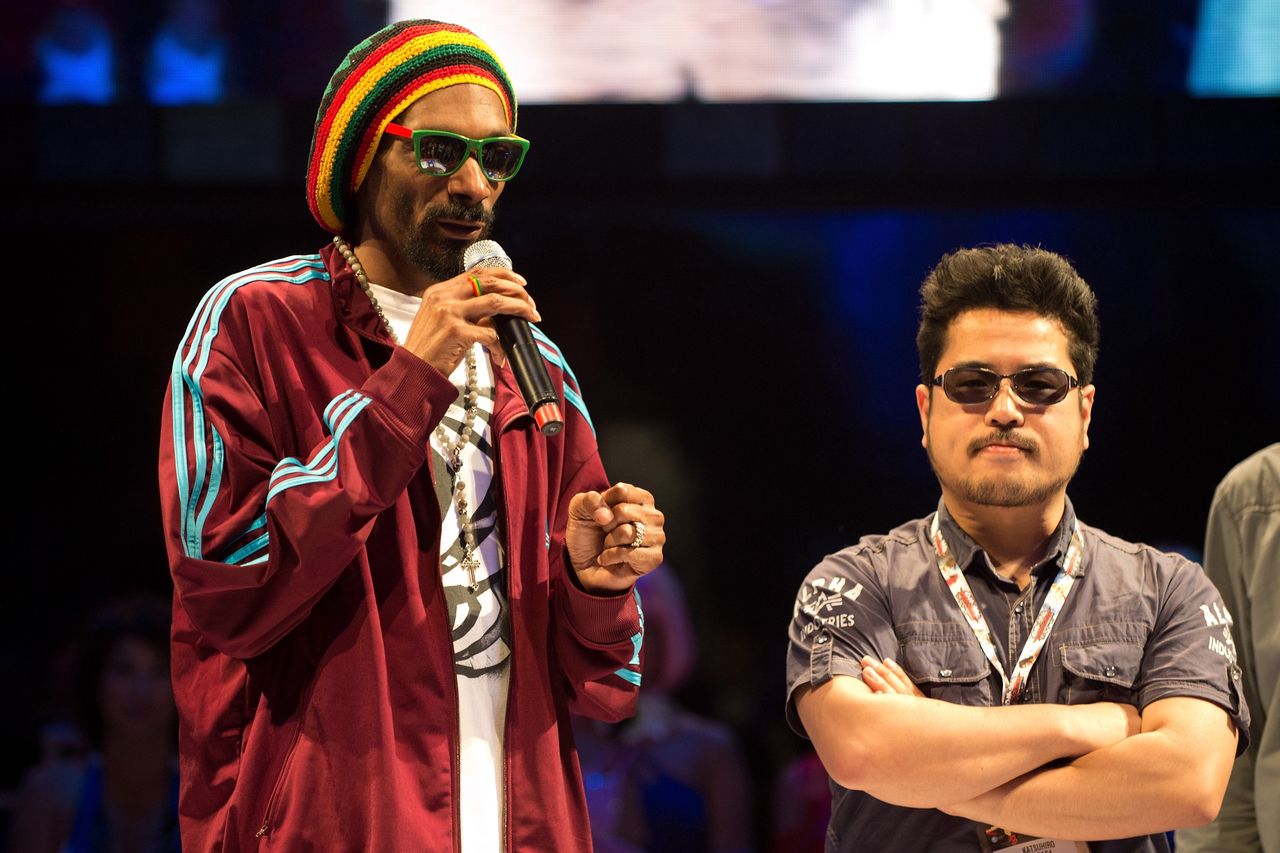 Katsuhiro Harada i Snoop Dogg na E3 2012