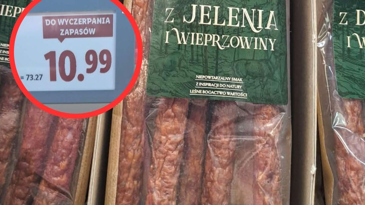 Kabanosy z dziczyzną