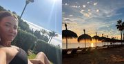 Nie dla niej jesienna szaruga w Polsce. Kinga Rusin wygrzewa się w bikini
