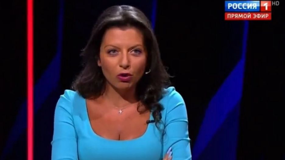 Fragment programu w rosyjskiej telewizji 