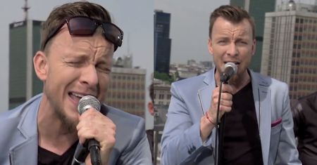 Kupicha śpiewa na dachu TVN-u!