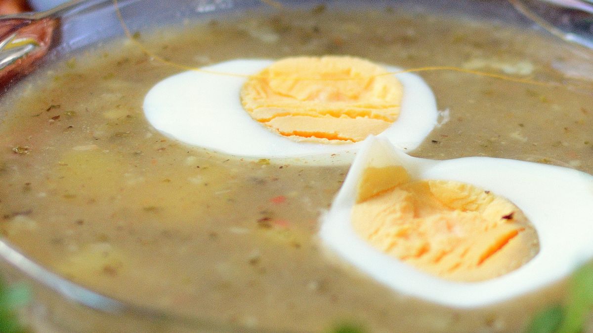 Postny żur na zakwasie