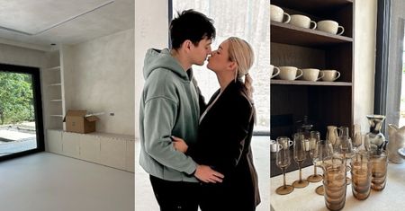 Sylwia Przybysz i Jan Dąbrowski wprowadzają się do 230-METROWEJ WILLI. Internautka dopytuje: "A ścian nie malujecie?". Jest reakcja (ZDJĘCIA)