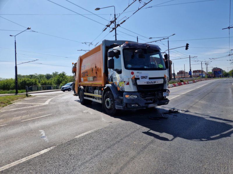 fot. lublin112.pl Kolejny wypadek na tym skrzyżowaniu w Lublinie