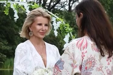 Joanna Racewicz wzięła "ślub" sama ze sobą. 