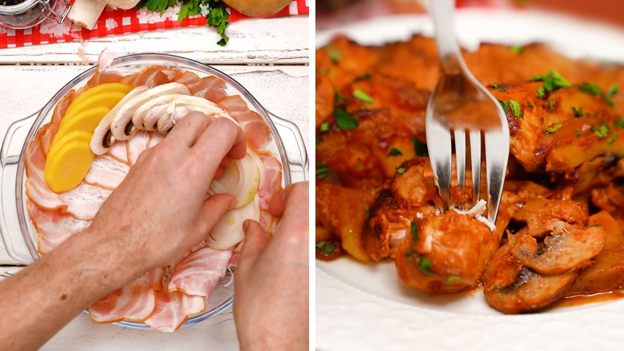 Ten pomysł na obiad prosto z piekarnika nigdy nie zawodzi. Ma w sobie to "coś"