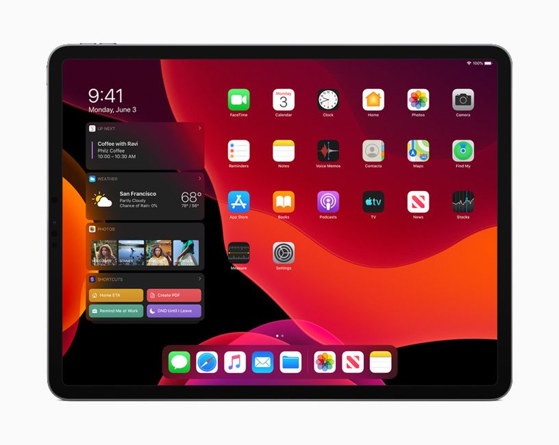 iPadOS – ciemny motyw na iPadzie