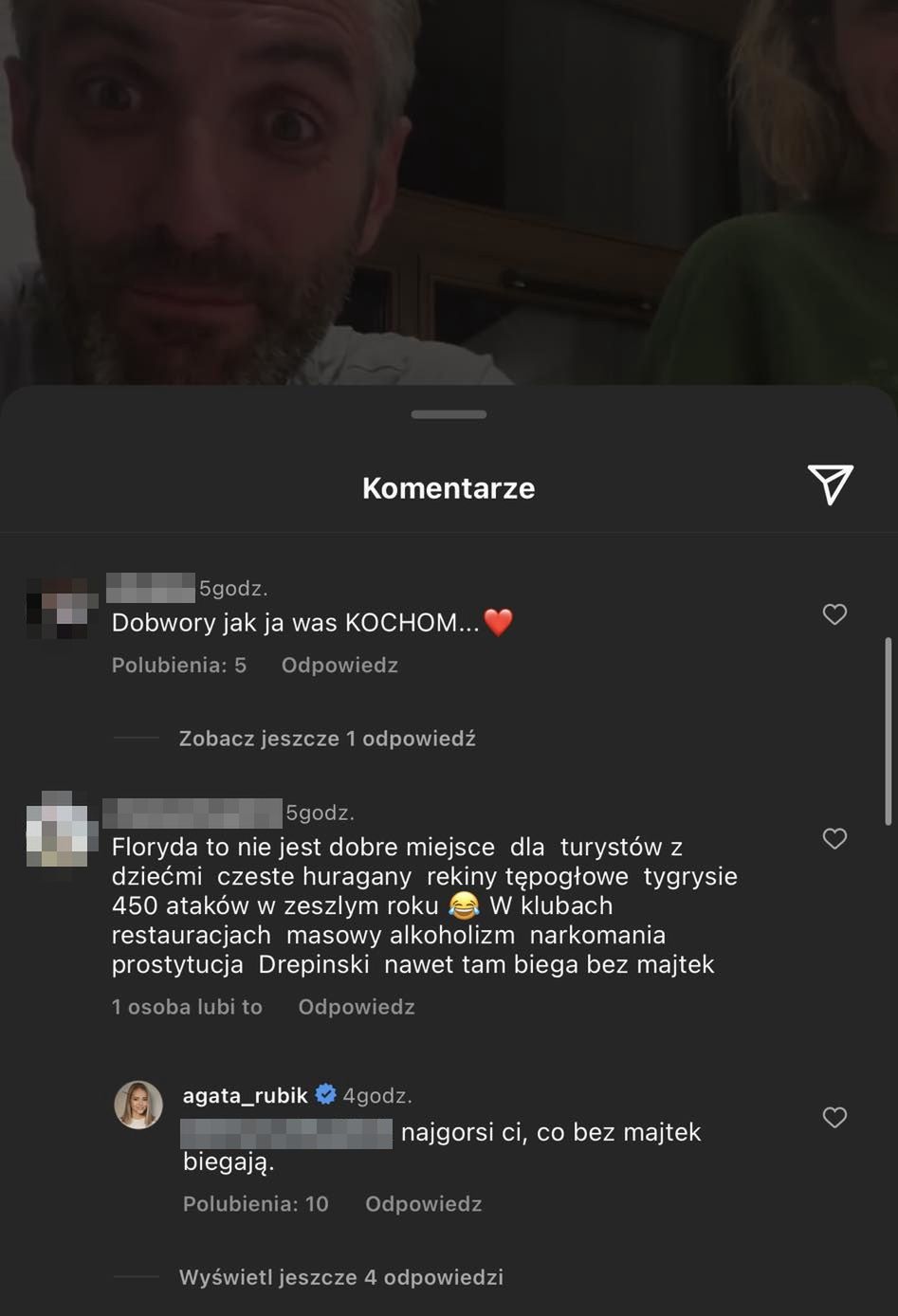Agata Rubik odpowiada na komentarz