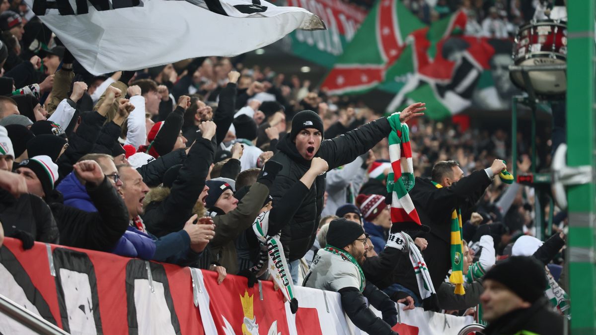 Na zdjęciu: kibice Legii Warszawa