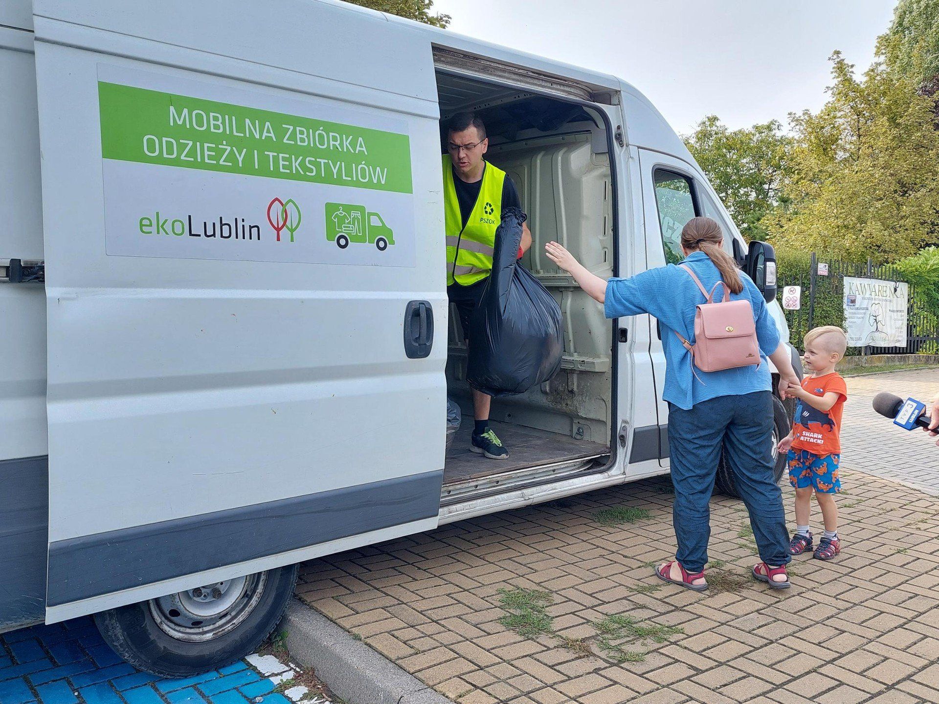 Trzecia mobilna zbiórka odpadów tekstylnych w Lublinie