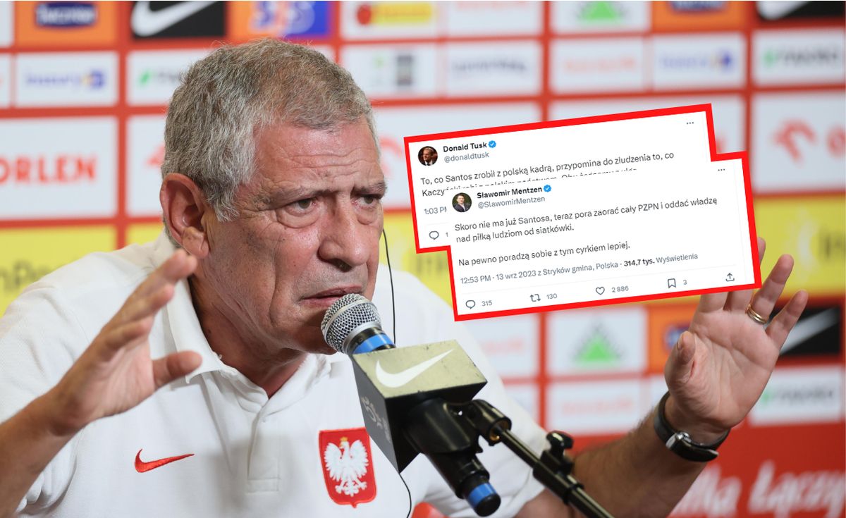 Trener Fernando Santos od środy nie jest trenerem reprezentacji Polski w piłce nożnej