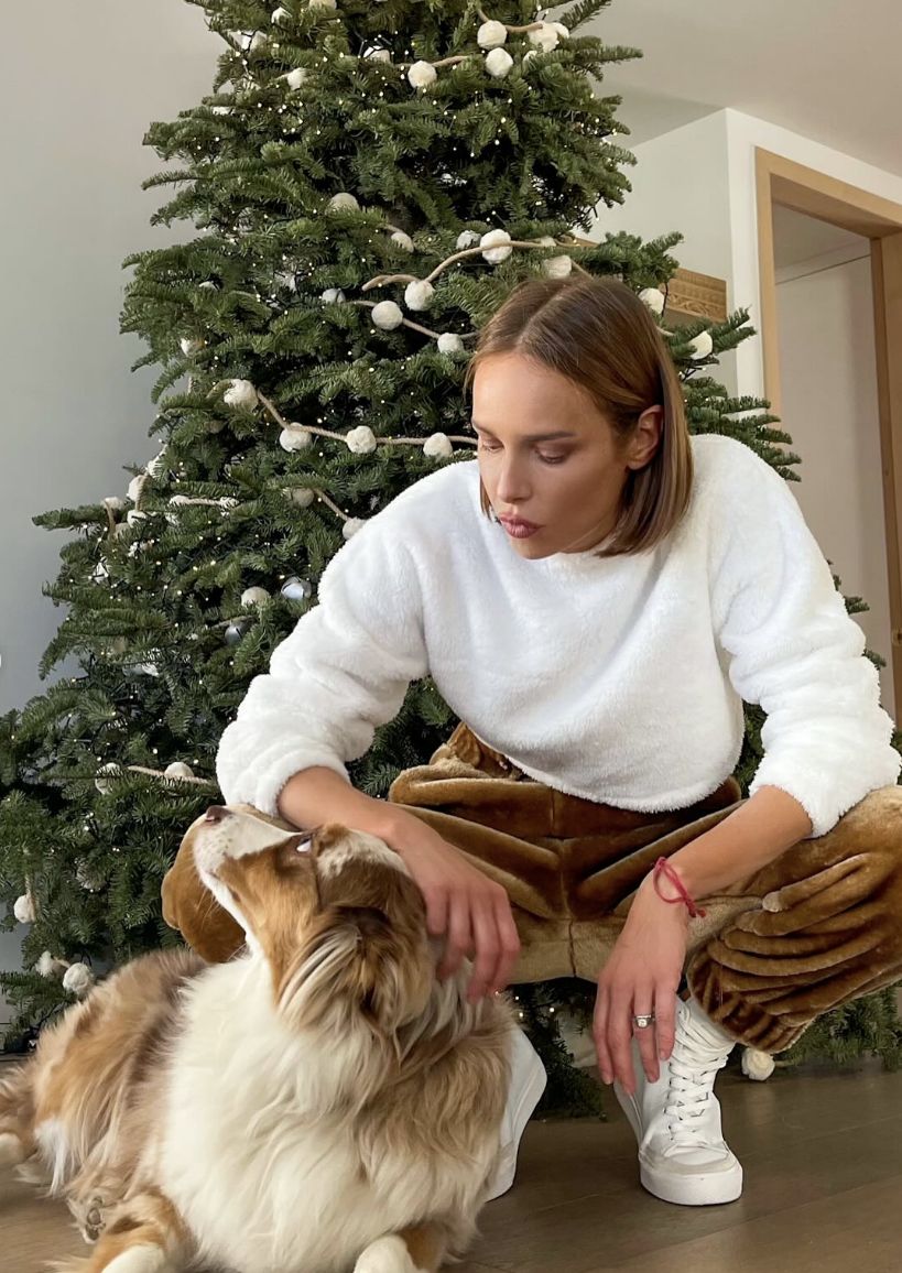 Magdalena Mielcarz pochwaliła się ubraną choinką