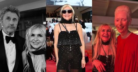 Monika Olejnik podbija Cannes, eksponując nogi w śmiałych prześwitach. Balowała ze śmietanką Hollywood (ZDJĘCIA)