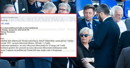 "Gruby skandal". Afera mailowa: Dworczyk raportuje odwiedziny u Przyłębskiej