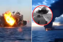 Potężny atak na Morzu Czarnym. Nagranie z uderzenia w tankowce Rosji