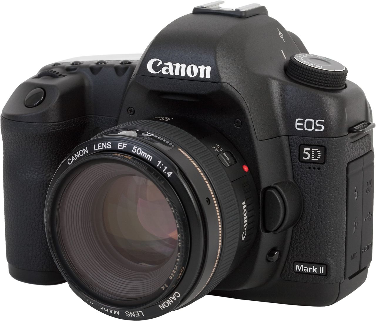 Canon EOS 5D Mark II wykorzystuje 9-punktowy autofokus, nie ma jednak wbudowanej lampy błyskowej